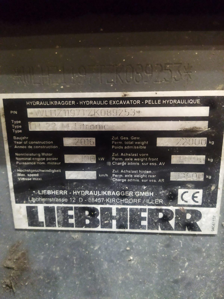 Manipulador de material Liebherr LH22 M Litronic: foto 11