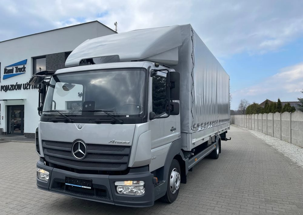 Camião de lona Mercedes-Benz ATEGO 818 KLIMA, WEBASTO: foto 1