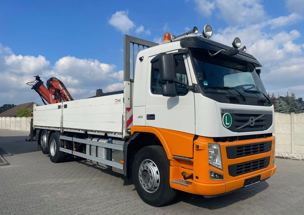 Volvo FM410 EURO 5, HDS ATLAS 165.2E-A2 RADIO STEROWANY, ZABUDOWA 7,1 m! - Camião de caixa aberta/ Plataforma, Camião grua: foto 3 Volvo FM410 EURO 5, HDS ATLAS 165.2E-A2 RADIO STEROWANY, ZABUDOWA 7,1 m! - Camião de caixa aberta/ Plataforma, Camião grua: foto 3