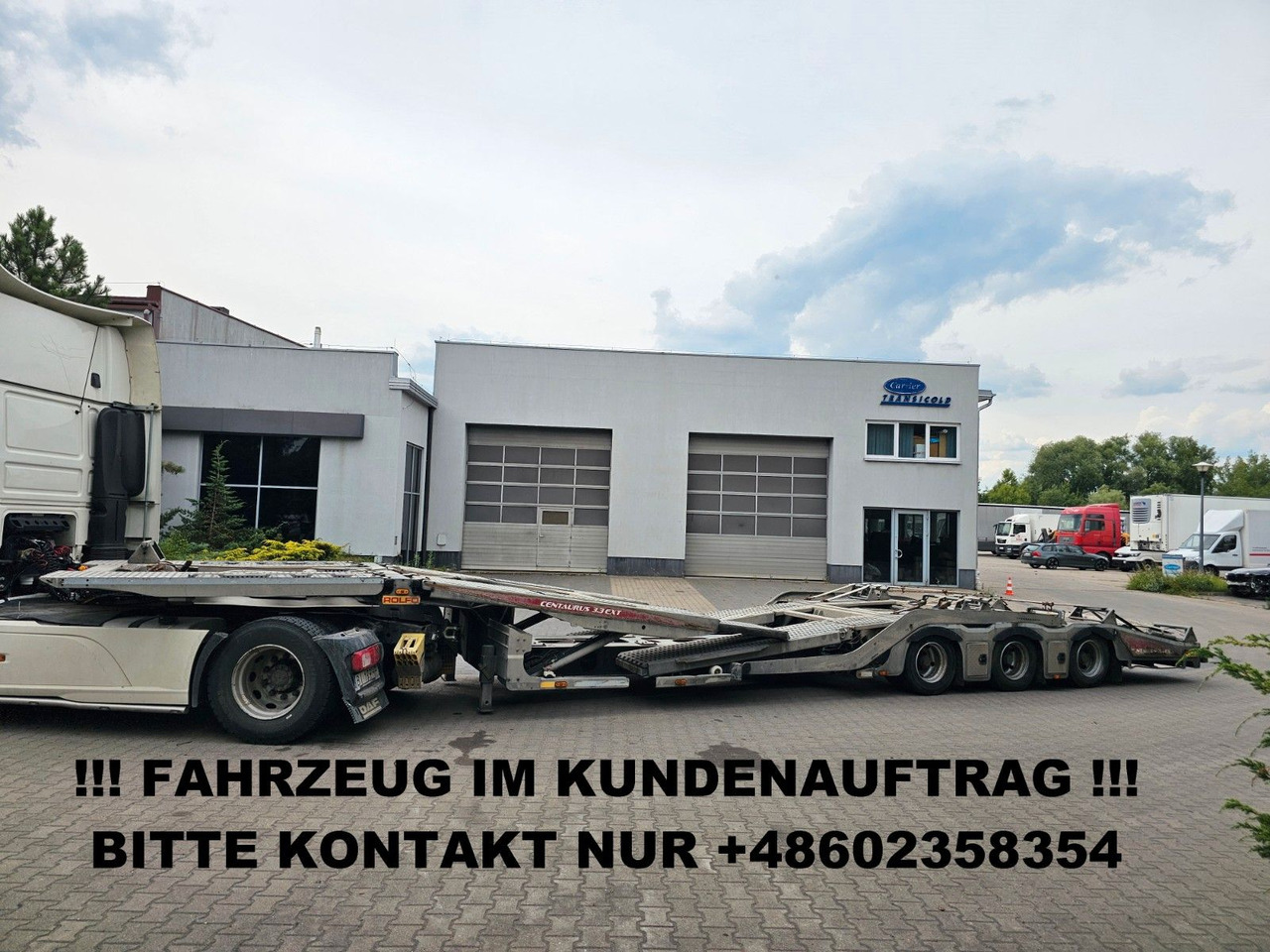 ROLFO 3X LKW TRANSPORTER CENTAURUS 3.3 EXT BPW - Semi-reboque transporte de veículos: foto 1 ROLFO 3X LKW TRANSPORTER CENTAURUS 3.3 EXT BPW - Semi-reboque transporte de veículos: foto 1