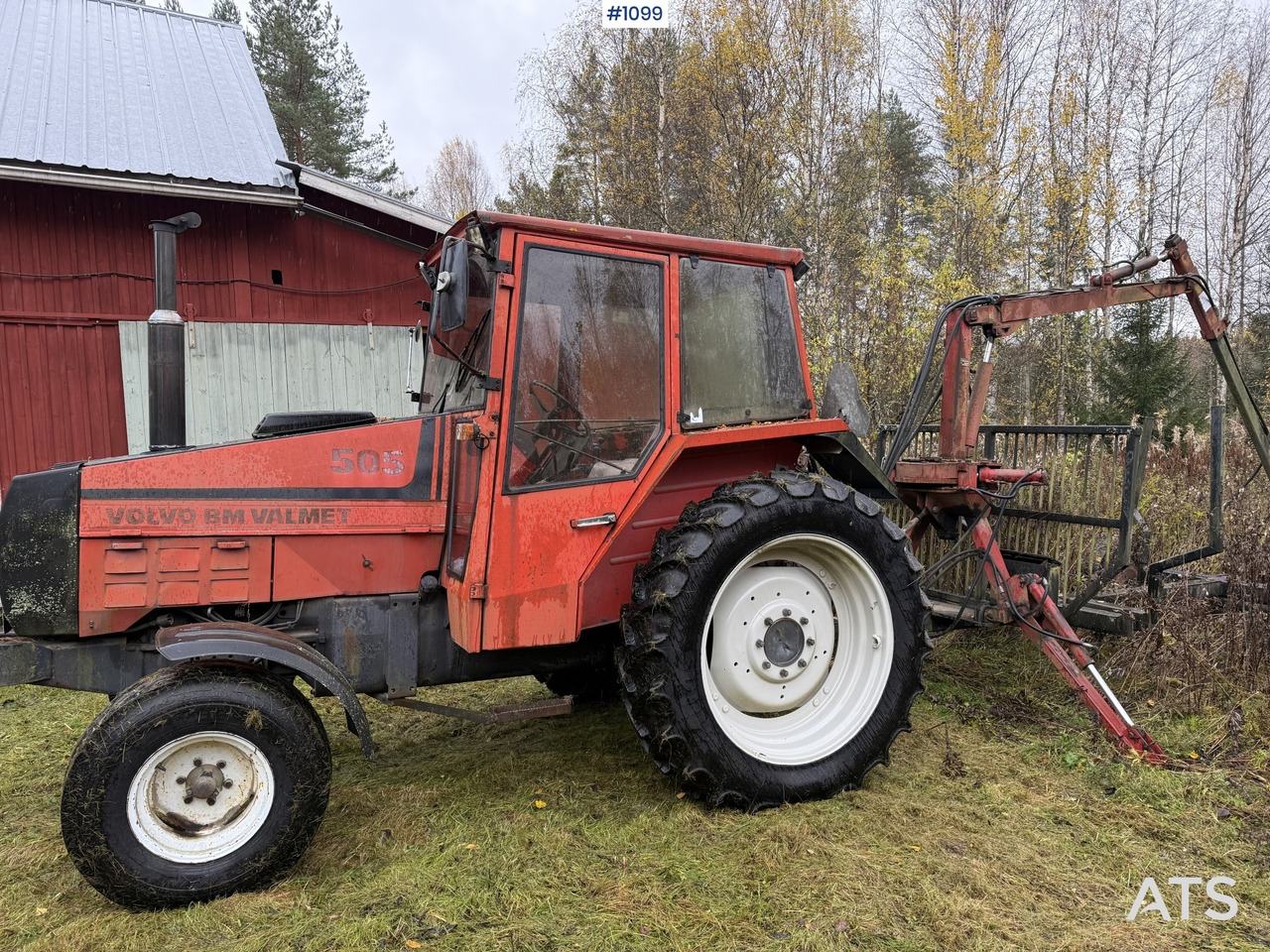 Valmet 505 Tractor and forestry trailer - Trator, Reboque florestal: foto 2 Valmet 505 Tractor and forestry trailer - Trator, Reboque florestal: foto 2