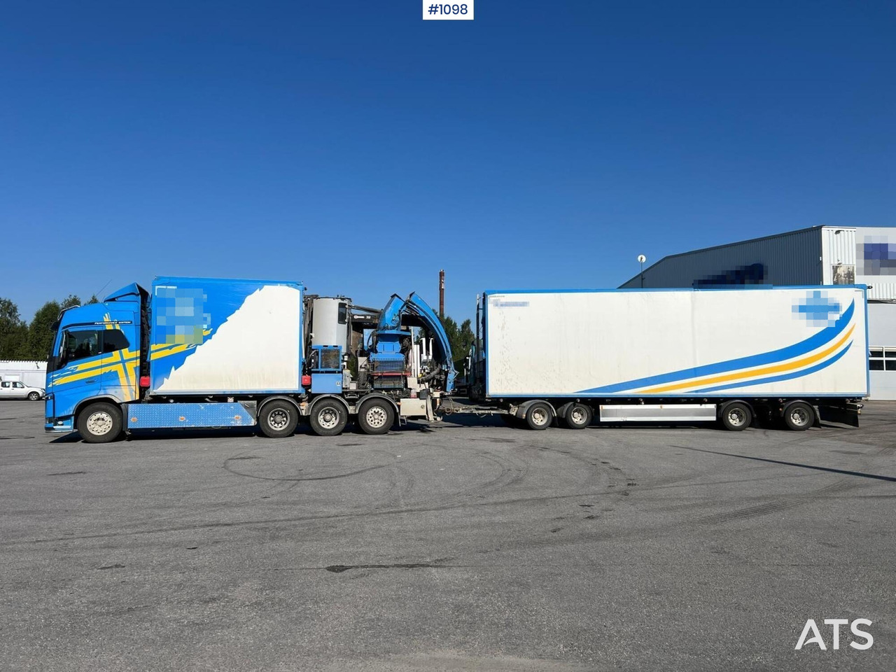 Volvo FH16 8*4 Flishugg - Estilhaçadora de madeira: foto 1 Volvo FH16 8*4 Flishugg - Estilhaçadora de madeira: foto 1