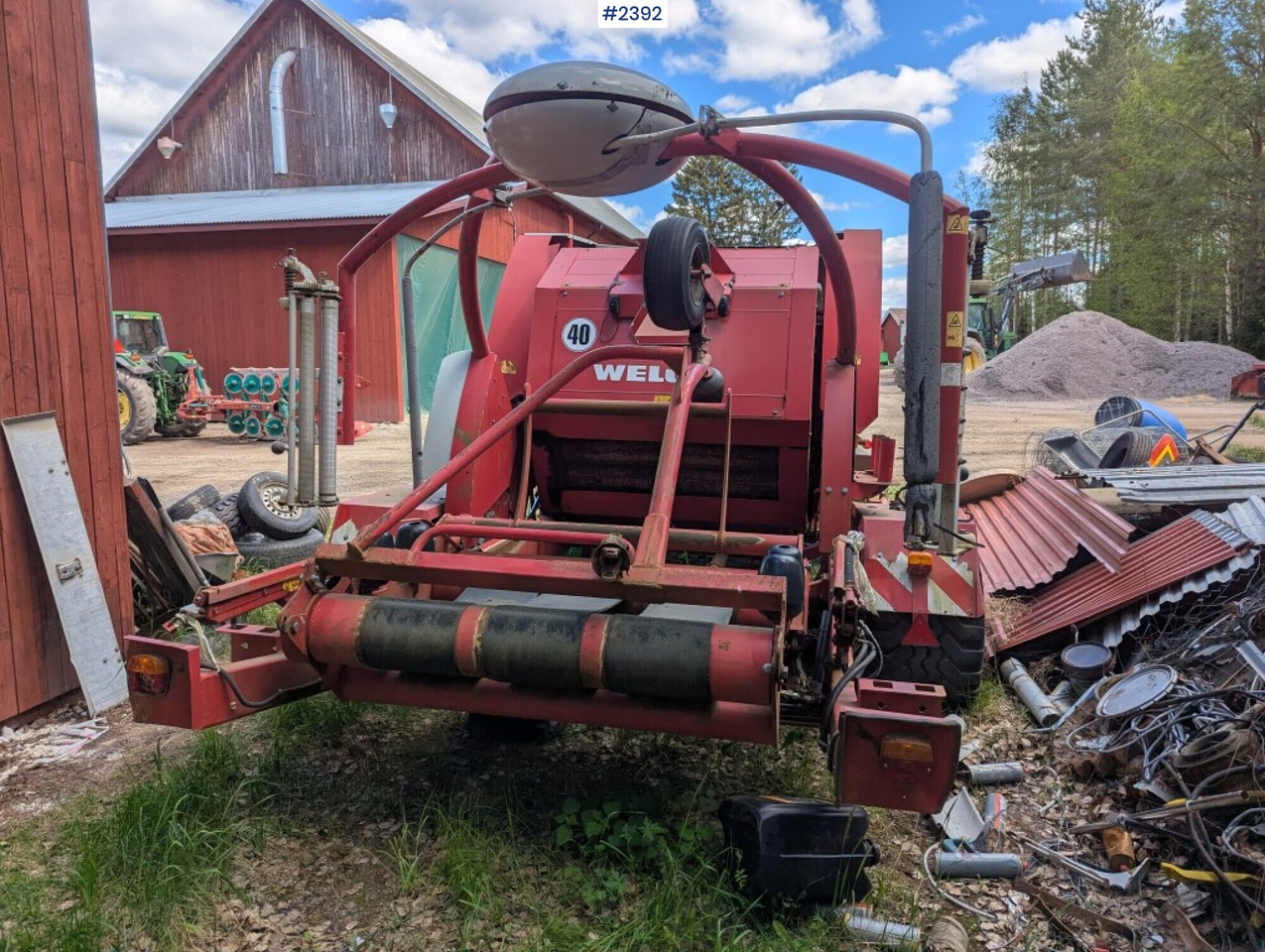 Round baler / Combination baler Welger double action 220 profi - Máquina para produção de feno: foto 4 Round baler / Combination baler Welger double action 220 profi - Máquina para produção de feno: foto 4