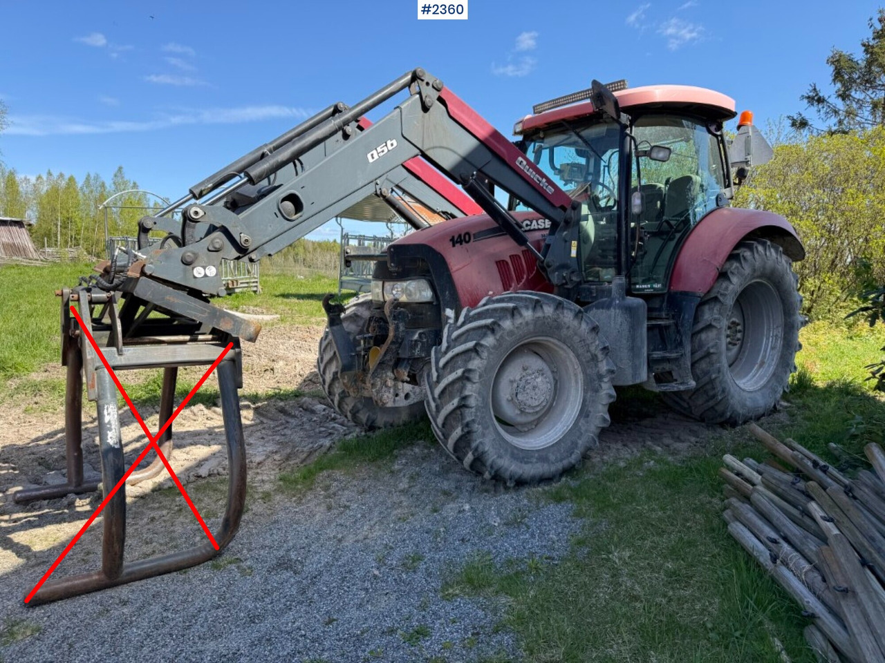Tractor, Case IH Maxxum 140 - Trator: foto 1 Tractor, Case IH Maxxum 140 - Trator: foto 1