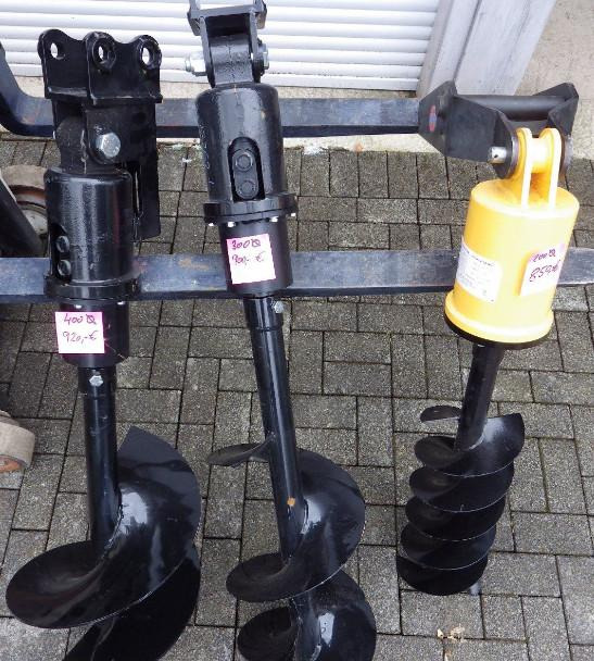 Erdbohrer hydraulisch für Minibagger 200/300/400 mm Ø - Perfurador de solo para Mini escavadeira: foto 1 Erdbohrer hydraulisch für Minibagger 200/300/400 mm Ø - Perfurador de solo para Mini escavadeira: foto 1