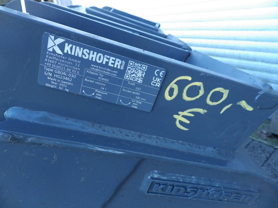 Kinshofer Tieflöffel MS03 300 mm GÜNSTIG - Balde escavadora para Máquina de construção: foto 5 Kinshofer Tieflöffel MS03 300 mm GÜNSTIG - Balde escavadora para Máquina de construção: foto 5