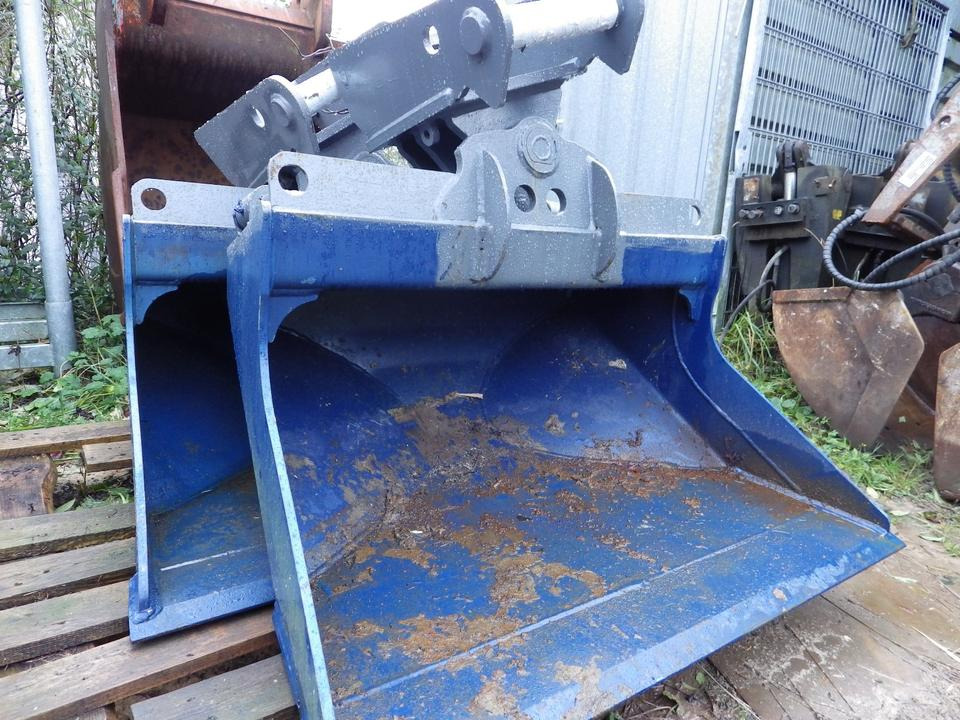 Planierlöffel 1200 mm hydr. schwenkbar MS08 (netto 3300,00) - Balde escavadora para Máquina de construção: foto 2 Planierlöffel 1200 mm hydr. schwenkbar MS08 (netto 3300,00) - Balde escavadora para Máquina de construção: foto 2