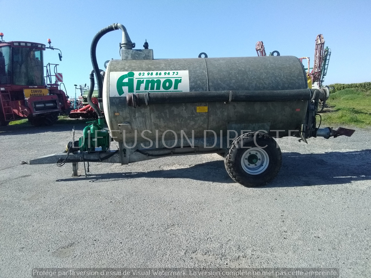 ARMOR TONNE A LISIER AXR 6.8 - Cisterna de chorume: foto 2 ARMOR TONNE A LISIER AXR 6.8 - Cisterna de chorume: foto 2