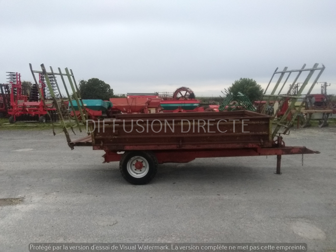 GRUAU REMORQUE AGRICOLE G 400 - Remolque platforma agrícola: foto 4 GRUAU REMORQUE AGRICOLE G 400 - Remolque platforma agrícola: foto 4