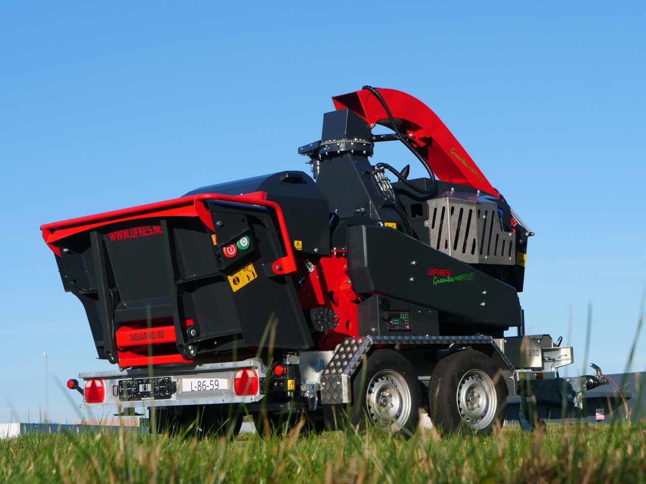 Equipamento florestal, Reboque UFKES Greentec Jaguar 40-80 3.5T: foto 8
