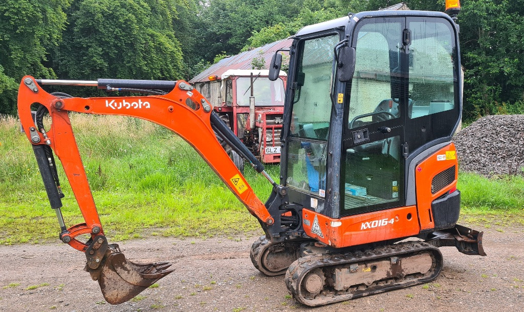 2016 Kubota KX016-4 Mini Digger, only 1550 hours - Mini escavadeira: foto 1 2016 Kubota KX016-4 Mini Digger, only 1550 hours - Mini escavadeira: foto 1
