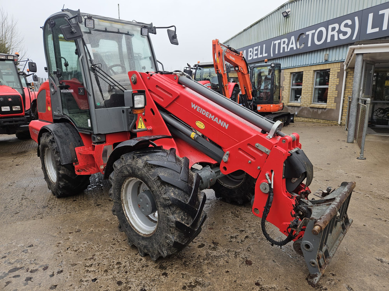 2016 Weidemann 4080T, 3313 hours - Pá carregadora telescópica: foto 1 2016 Weidemann 4080T, 3313 hours - Pá carregadora telescópica: foto 1