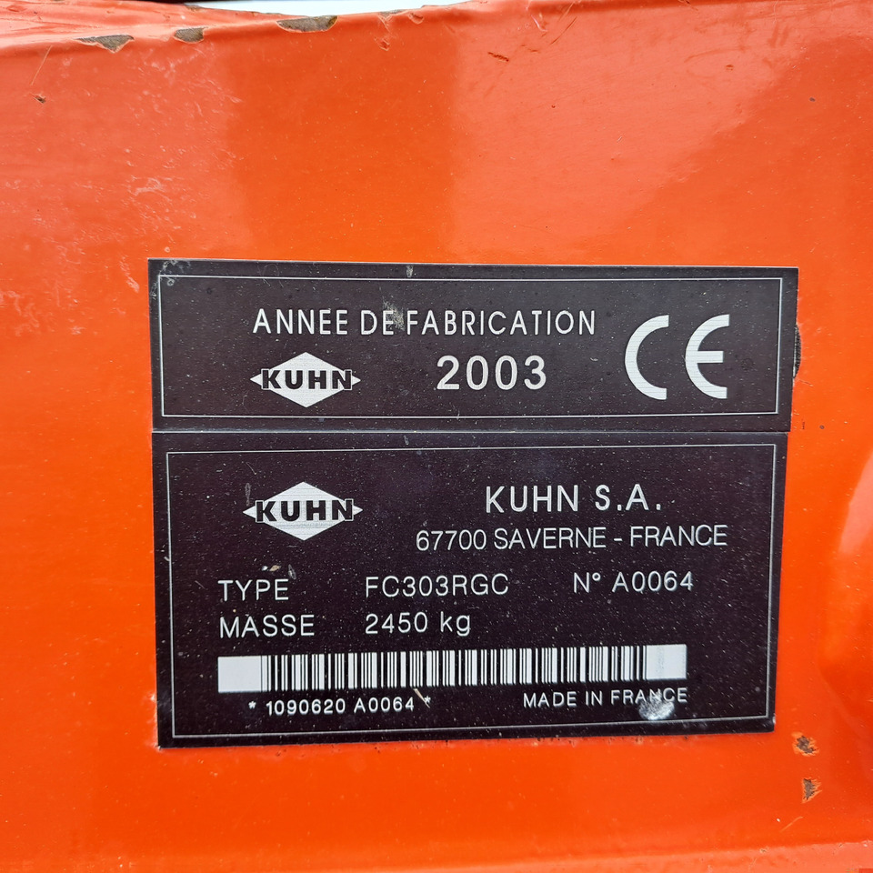 KUHN FC 303 RGC - Gadanheira: foto 2 KUHN FC 303 RGC - Gadanheira: foto 2