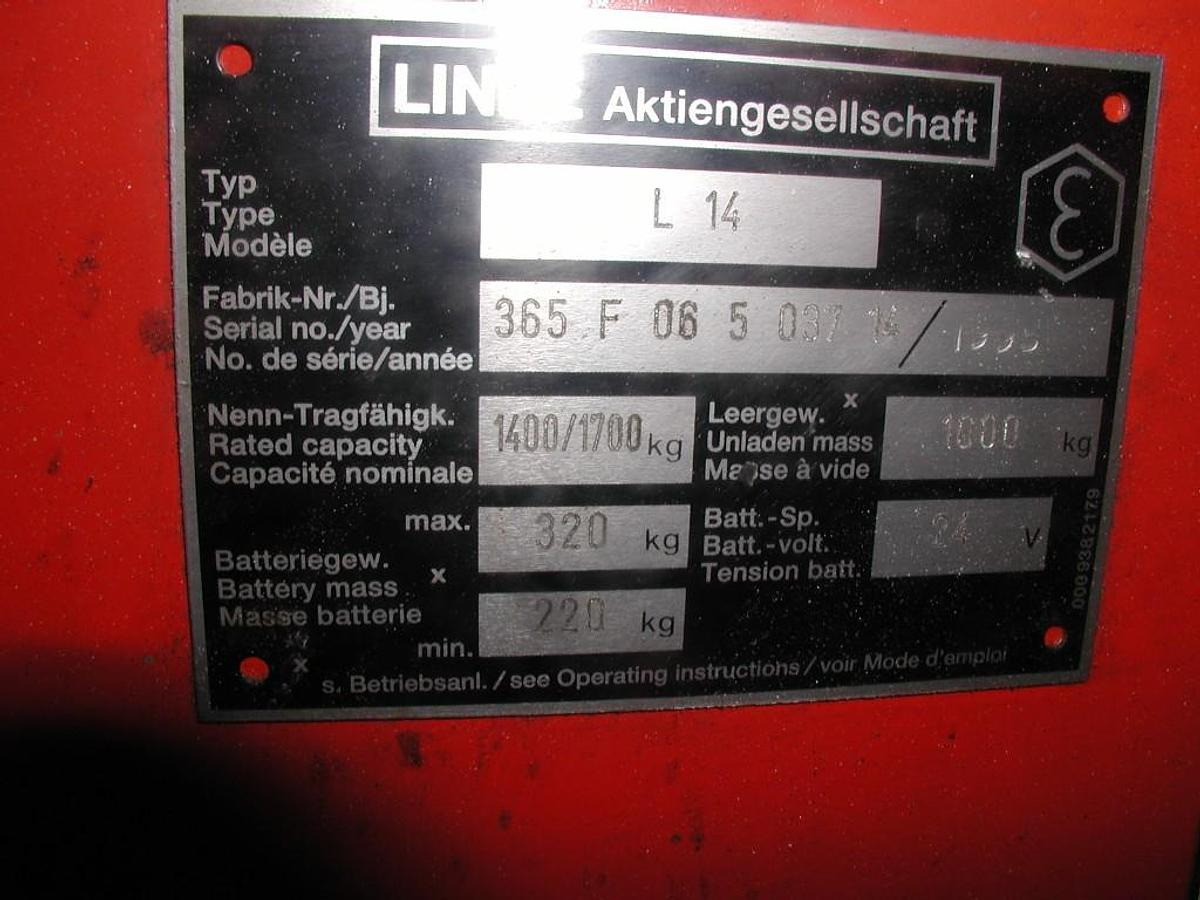 Hochhubwagen LINDE - Stacker: foto 3 Hochhubwagen LINDE - Stacker: foto 3