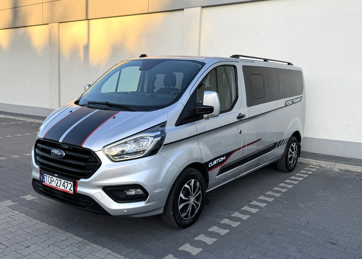Ford Transit Custom 2.0 170KM Rok 2021 8 osobowy FV23 Salon PL Zadbany Super STAN - Carrinha cabine dupla: foto 1 Ford Transit Custom 2.0 170KM Rok 2021 8 osobowy FV23 Salon PL Zadbany Super STAN - Carrinha cabine dupla: foto 1