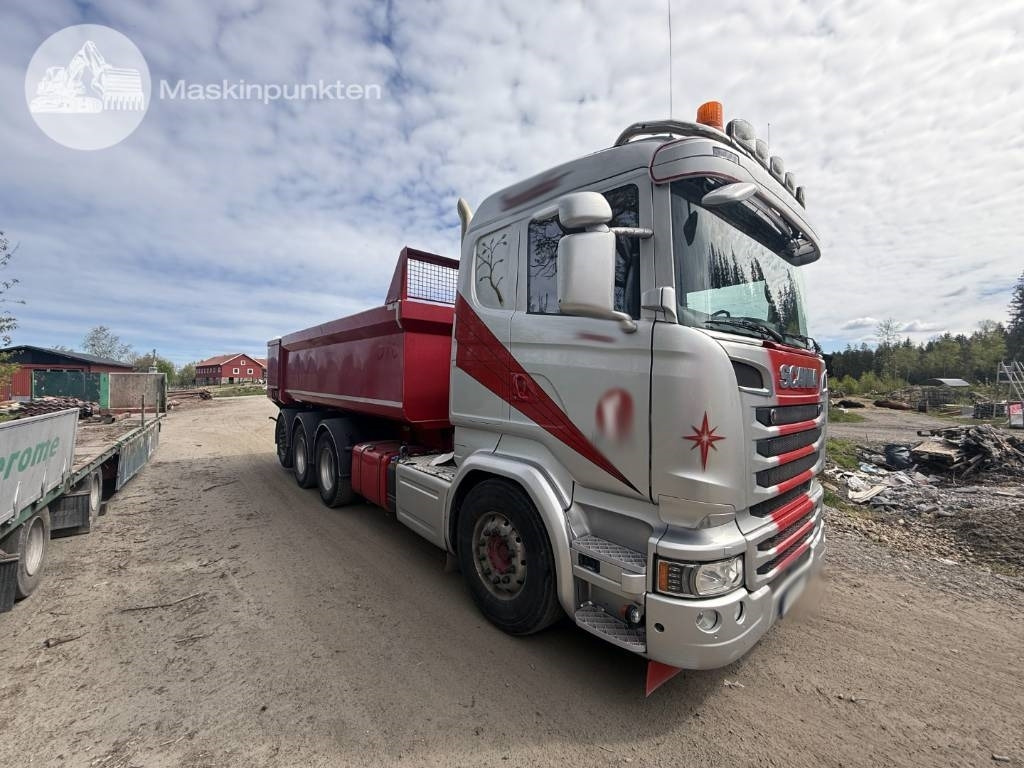 Scania R 730 LB Kassettekipage - Camião transportador de contêineres/ Caixa móvel: foto 1 Scania R 730 LB Kassettekipage - Camião transportador de contêineres/ Caixa móvel: foto 1
