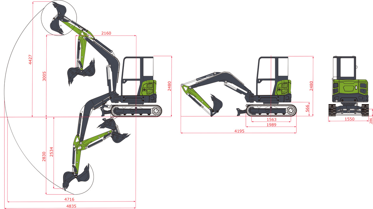 Mini escavadeira novo ZAOX ZA28A: foto 11 Mini escavadeira novo ZAOX ZA28A: foto 11