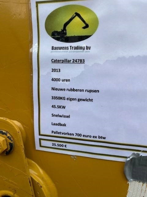 Mini pá carregadora CAT 247 B 3: foto 15