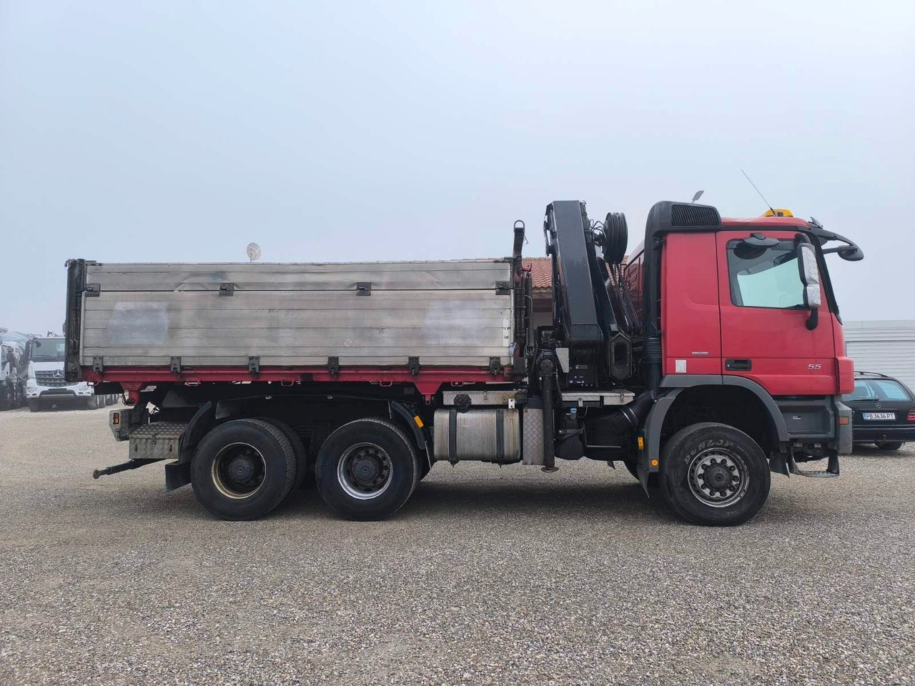 Camião basculante, Camião grua Mercedes-Benz ACTROS 3355 V8 6X6 HIAB 211 EP-5 HIPRO: foto 8