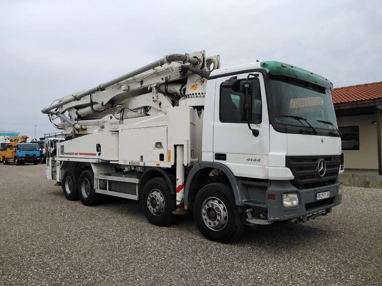 Mercedes-Benz ACTROS 4144 PUTZMEISTER M42 - Autobomba de betão: foto 1 Mercedes-Benz ACTROS 4144 PUTZMEISTER M42 - Autobomba de betão: foto 1
