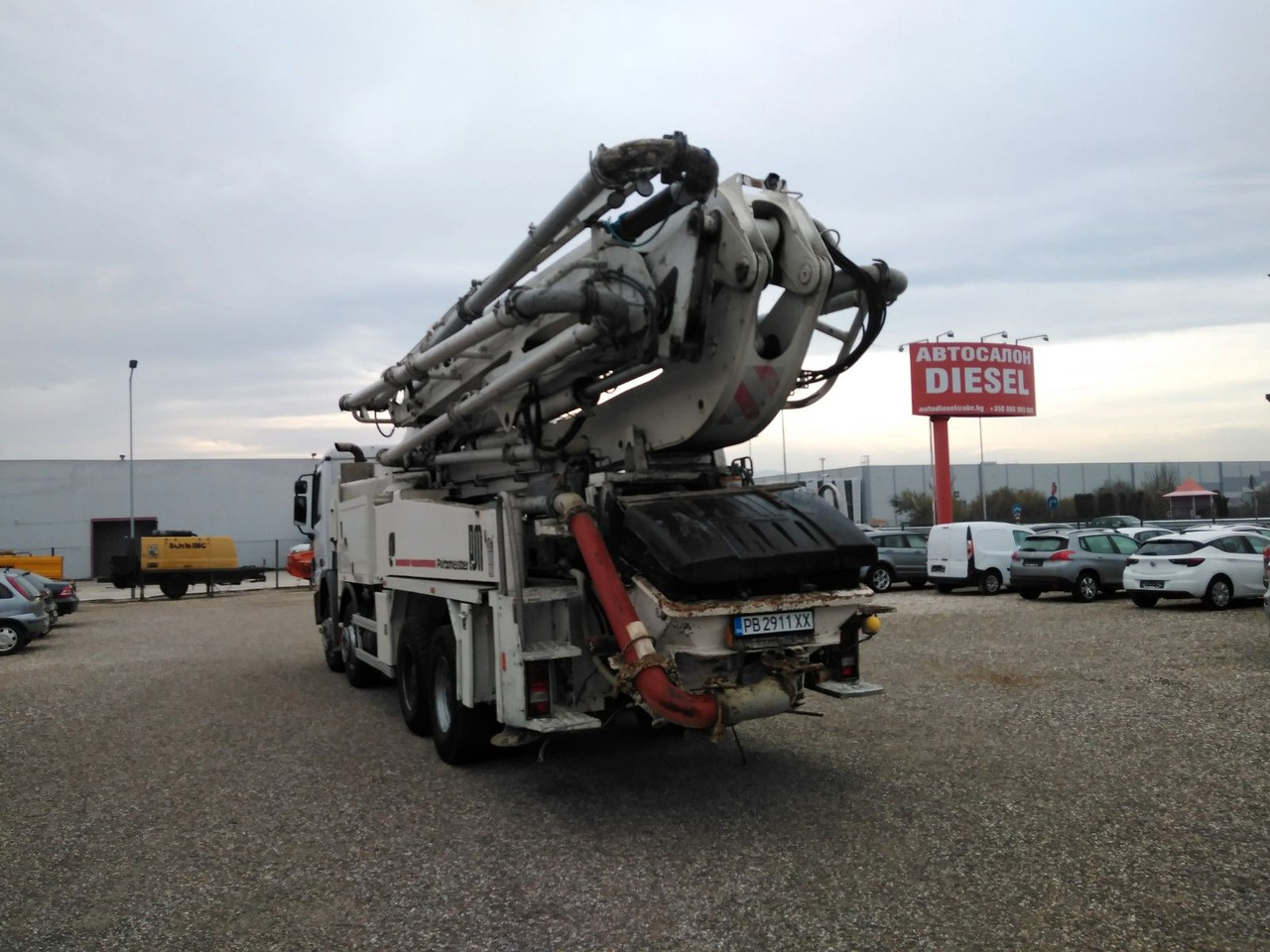 Mercedes-Benz ACTROS 4144 PUTZMEISTER M42 - Autobomba de betão: foto 5 Mercedes-Benz ACTROS 4144 PUTZMEISTER M42 - Autobomba de betão: foto 5