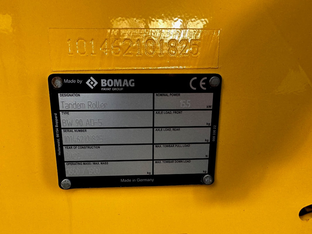 BOMAG DE BW 90 AD-5 Stage V/Tier 4f - Rolo: foto 4 BOMAG DE BW 90 AD-5 Stage V/Tier 4f - Rolo: foto 4
