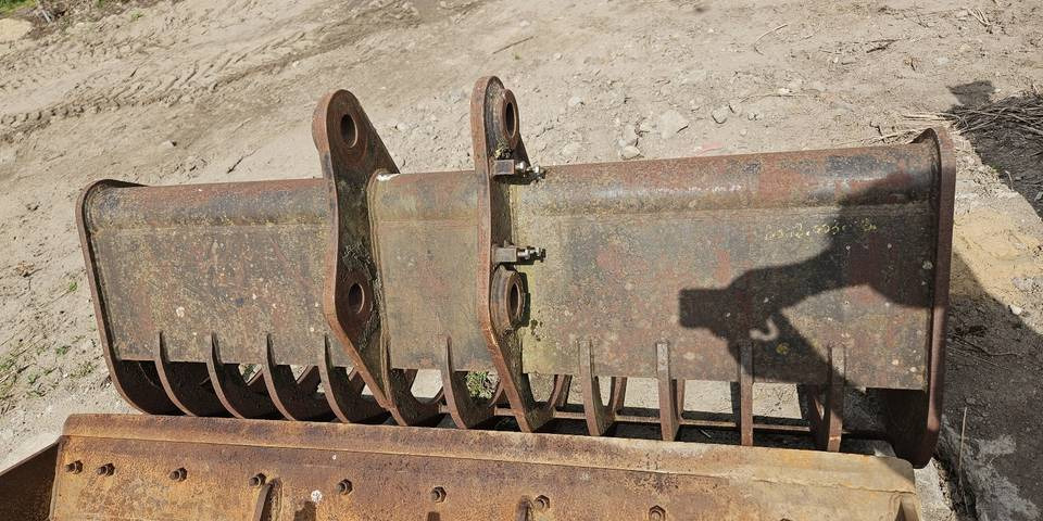 Łyżka ażurowa do koparki przesiewająca 180 cm sworznie 60mm - Balde para separação para Máquina de construção: foto 4 Łyżka ażurowa do koparki przesiewająca 180 cm sworznie 60mm - Balde para separação para Máquina de construção: foto 4
