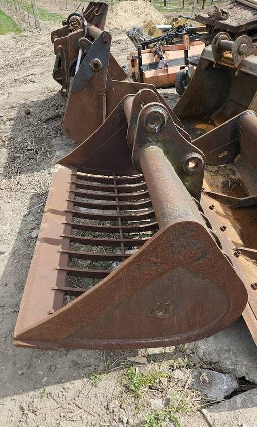 Łyżka ażurowa do koparki przesiewająca 180 cm sworznie 60mm - Balde para separação para Máquina de construção: foto 5 Łyżka ażurowa do koparki przesiewająca 180 cm sworznie 60mm - Balde para separação para Máquina de construção: foto 5