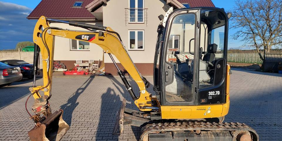 Minikoparka Caterpillar CAT 302.7D CR - Escavadora de rastos: foto 1 Minikoparka Caterpillar CAT 302.7D CR - Escavadora de rastos: foto 1