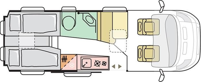 Adria Twin Edition 640 SGX Maxi 132kW*LED*HUBBETT* - Campervan: foto 3 Adria Twin Edition 640 SGX Maxi 132kW*LED*HUBBETT* - Campervan: foto 3