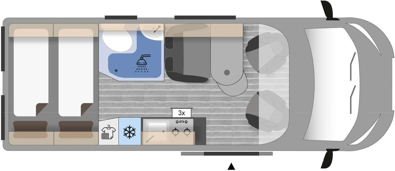Clever Celebration 600 MJ 24*KLIMAAUTOMATIK*ACC*SOFORT* - Campervan: foto 2 Clever Celebration 600 MJ 24*KLIMAAUTOMATIK*ACC*SOFORT* - Campervan: foto 2