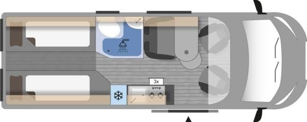 Clever Runner 636 2,2 165PS MJ2024*TRUMA C6 D + E*SHZ* - Campervan: foto 2 Clever Runner 636 2,2 165PS MJ2024*TRUMA C6 D + E*SHZ* - Campervan: foto 2