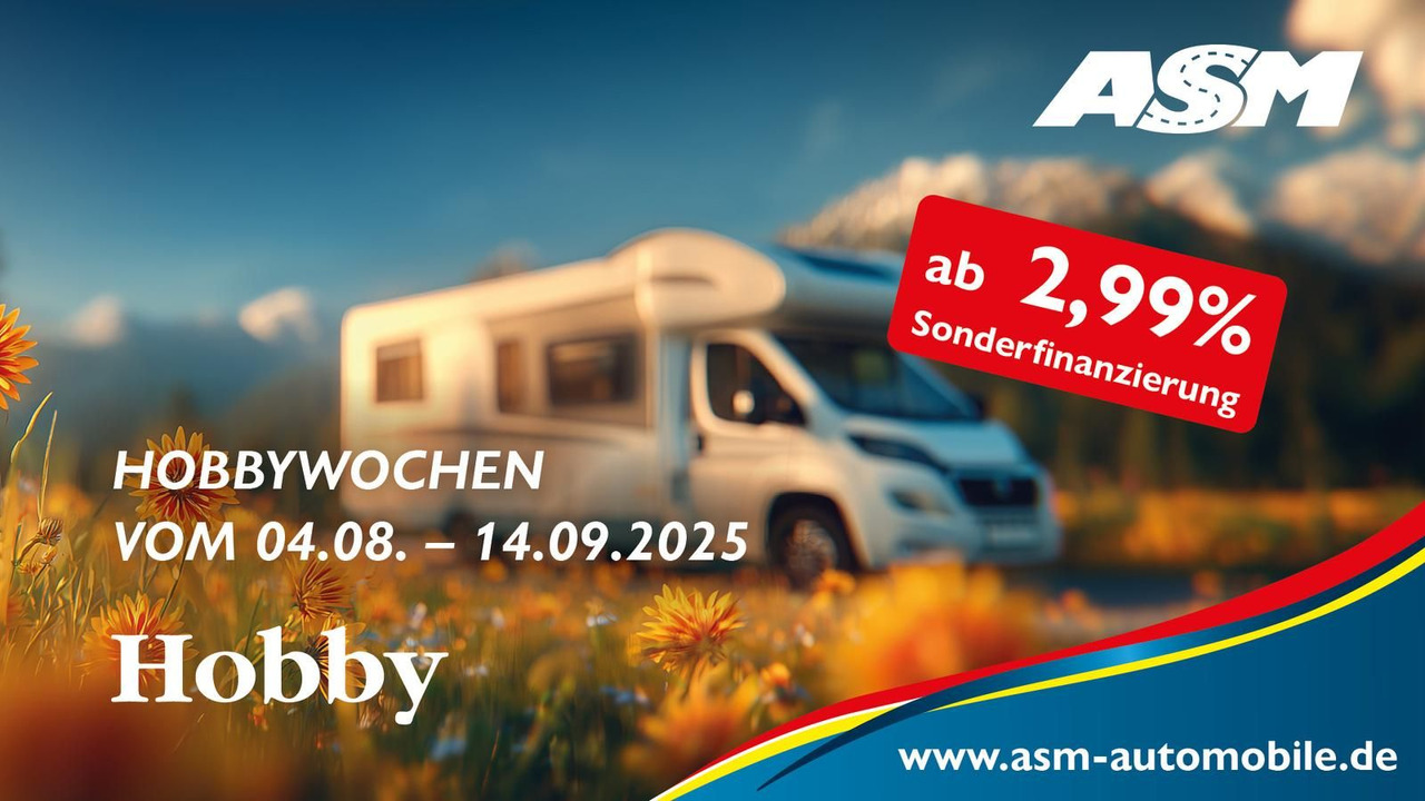 Hobby Ontour C680 GE*AUTOMATIK*LITHIUM*MARKISE*SOFORT* - Autocaravana perfilada: foto 1 Hobby Ontour C680 GE*AUTOMATIK*LITHIUM*MARKISE*SOFORT* - Autocaravana perfilada: foto 1