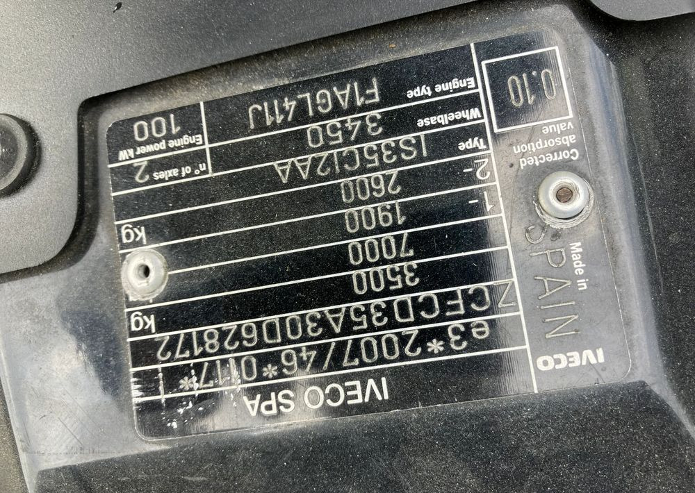 Iveco DAILY 35C14 ramo do zabudowy kiper wywrotka - Camião chassi: foto 5 Iveco DAILY 35C14 ramo do zabudowy kiper wywrotka - Camião chassi: foto 5