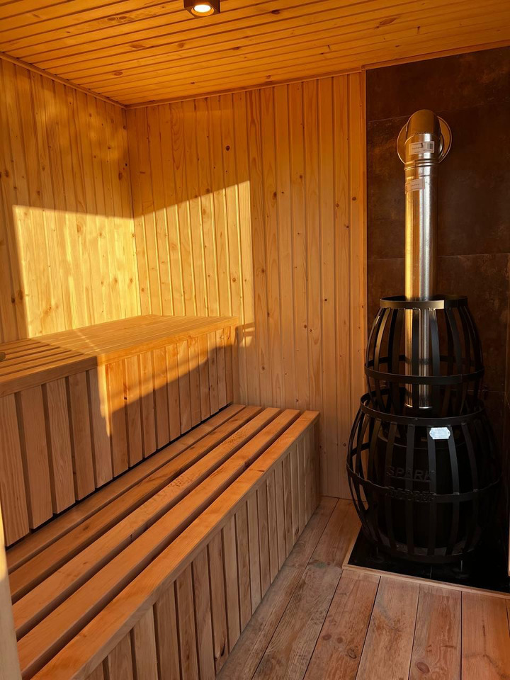 IDEX Sauna 200x220x200 cm – Compact Outdoor or Indoor Sauna Cabin Mobile Sauna - Caixa móvel/ Contentor: foto 4 IDEX Sauna 200x220x200 cm – Compact Outdoor or Indoor Sauna Cabin Mobile Sauna - Caixa móvel/ Contentor: foto 4