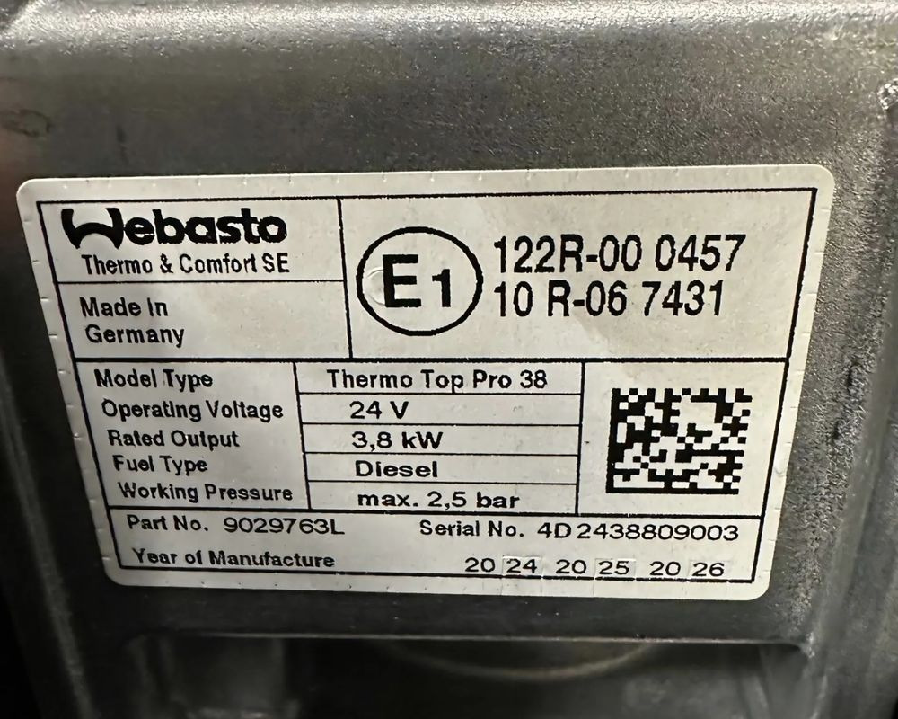 SCANIA R S OGRZEWANIE POSTOJOWE WEBASTO 3114280 NOWE - Aquecimento/ Ventilação para Camião: foto 3 SCANIA R S OGRZEWANIE POSTOJOWE WEBASTO 3114280 NOWE - Aquecimento/ Ventilação para Camião: foto 3