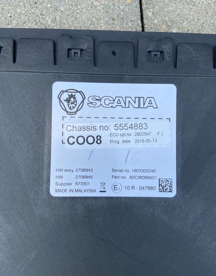 Sterownik COO8 Scania R S koordynator komputer NTG - Sistema elétrico para Camião: foto 2 Sterownik COO8 Scania R S koordynator komputer NTG - Sistema elétrico para Camião: foto 2