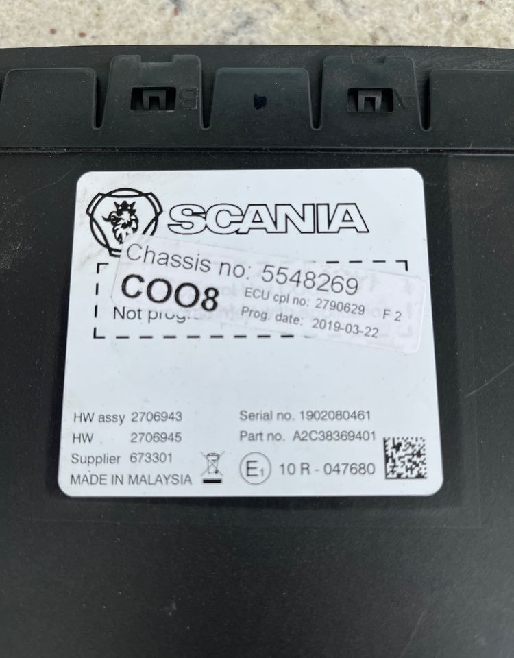 Sterownik COO8 Scania R S koordynator komputer NTG - Sistema elétrico para Camião: foto 2 Sterownik COO8 Scania R S koordynator komputer NTG - Sistema elétrico para Camião: foto 2