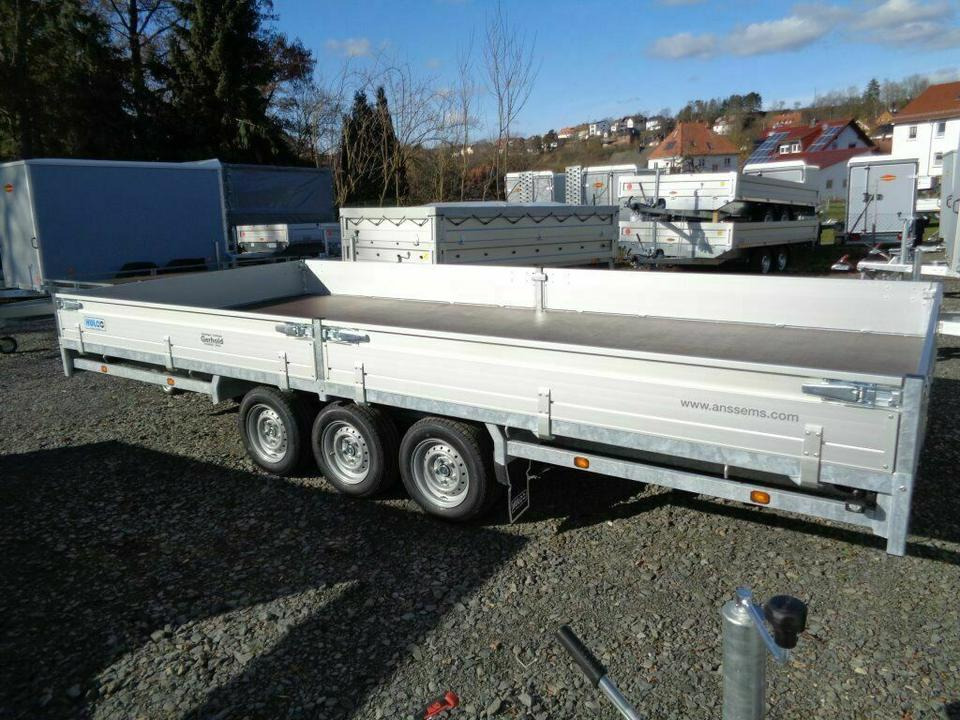 Böckmann Humbaur, Hulco - PKW Anhänger Tridem 3,5 to 5x2,2m - Reboque plataforma/ Caixa aberta: foto 4 Böckmann Humbaur, Hulco - PKW Anhänger Tridem 3,5 to 5x2,2m - Reboque plataforma/ Caixa aberta: foto 4