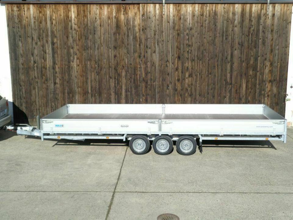 Böckmann Humbaur, Hulco - PKW Anhänger Tridem 3,5 to 5x2,2m - Reboque plataforma/ Caixa aberta: foto 5 Böckmann Humbaur, Hulco - PKW Anhänger Tridem 3,5 to 5x2,2m - Reboque plataforma/ Caixa aberta: foto 5
