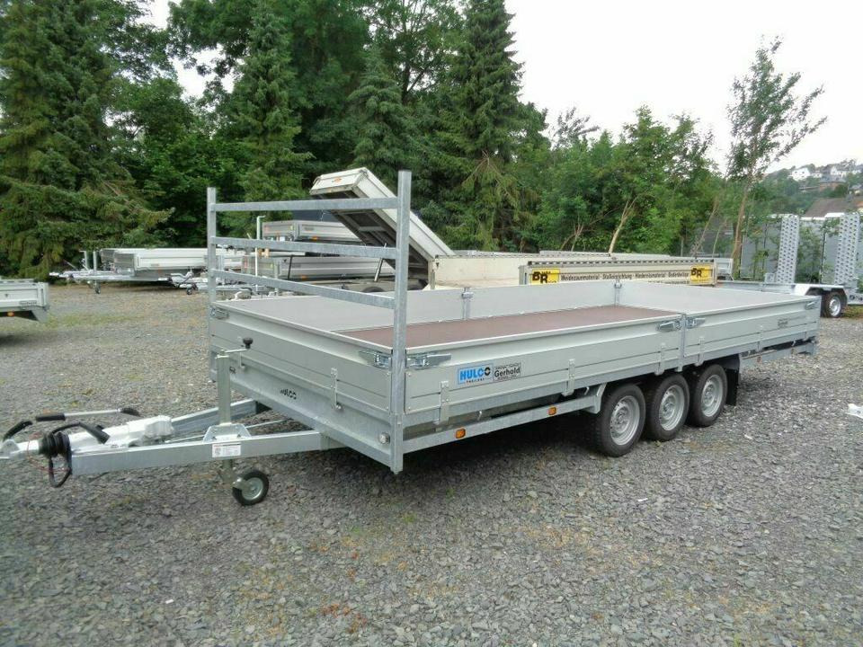 Böckmann Humbaur, Hulco - PKW Anhänger Tridem 3,5 to 5x2,2m - Reboque plataforma/ Caixa aberta: foto 2 Böckmann Humbaur, Hulco - PKW Anhänger Tridem 3,5 to 5x2,2m - Reboque plataforma/ Caixa aberta: foto 2