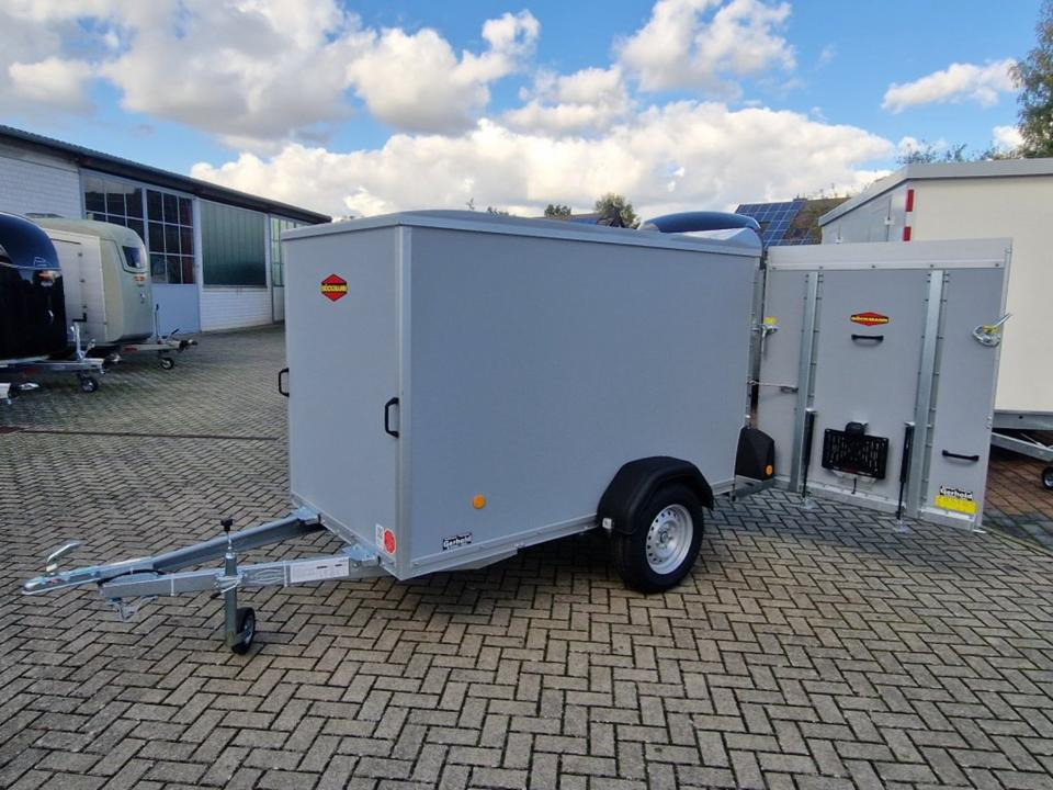 Böckmann,Kofferanhänger KT2513 F Tür-Rampe,750kg - Reboque furgão: foto 1 Böckmann,Kofferanhänger KT2513 F Tür-Rampe,750kg - Reboque furgão: foto 1