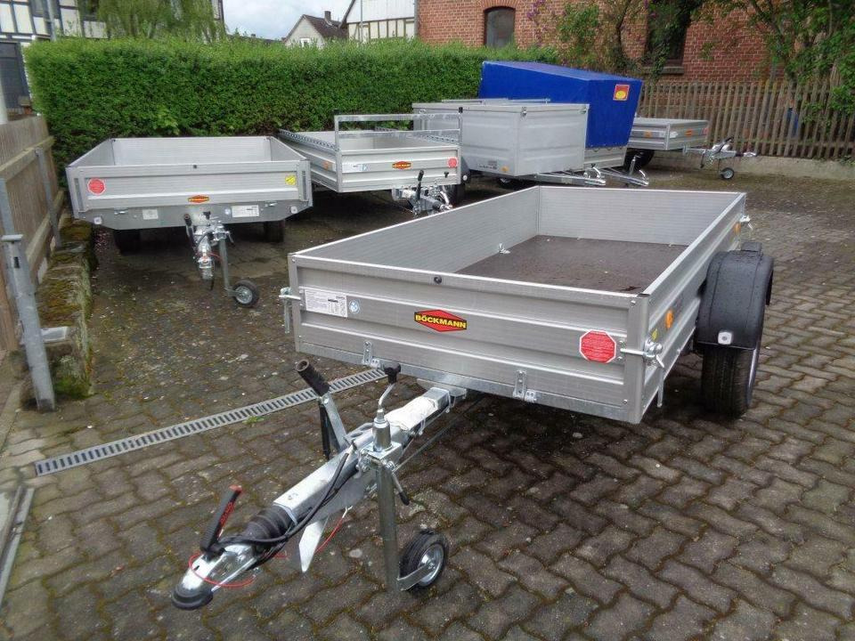Böckmann PKW-Anhänger, 1,35 to. Einachs, Stirnwandklappe100 km/h - Reboque para carros: foto 3 Böckmann PKW-Anhänger, 1,35 to. Einachs, Stirnwandklappe100 km/h - Reboque para carros: foto 3