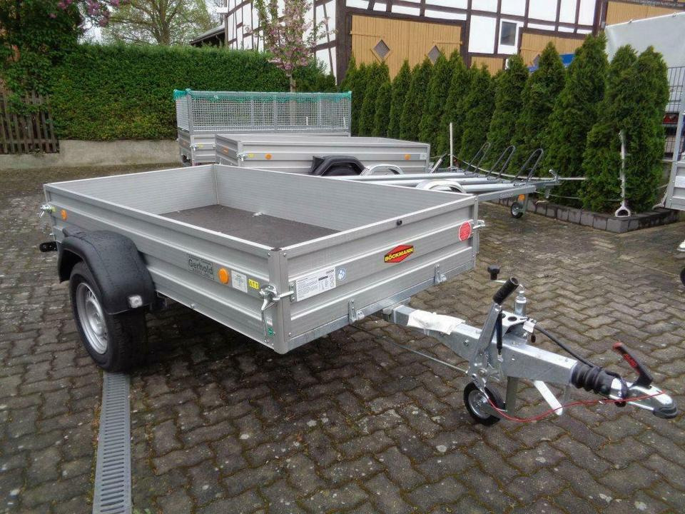Böckmann PKW-Anhänger, 1,35 to. Einachs, Stirnwandklappe100 km/h - Reboque para carros: foto 4 Böckmann PKW-Anhänger, 1,35 to. Einachs, Stirnwandklappe100 km/h - Reboque para carros: foto 4