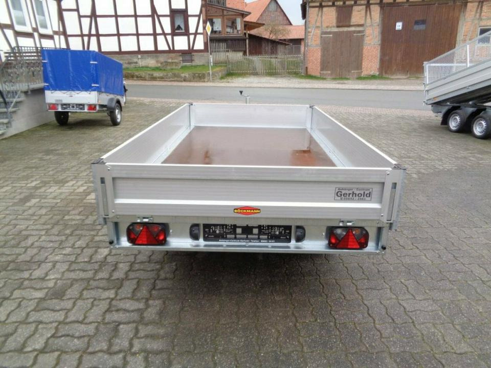 Reboque plataforma/ Caixa aberta Böckmann PKW-Anhänger , 2,0 to. Hochlader, 100 km/h: foto 11