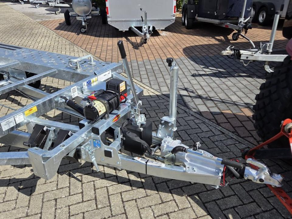 Reboque transporte de veículos Böckmann PKW-Anhänger, Autotransporter 3,5to. E-Winde 100 km/h: foto 7