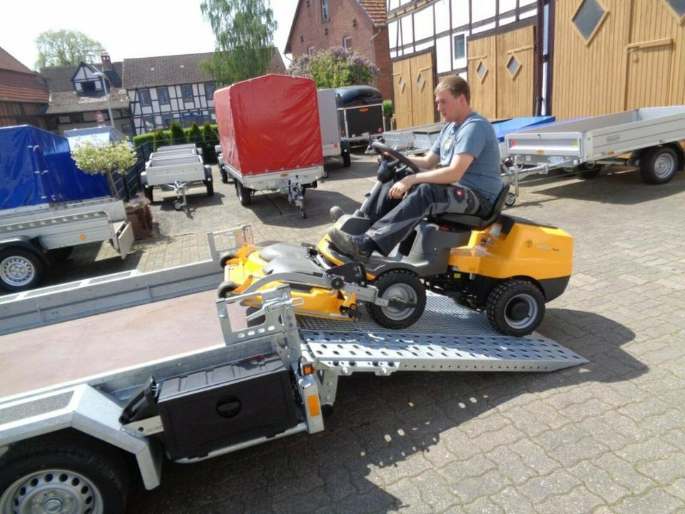 Reboque porta máquinas Böckmann PKW-Anhänger, Baumaschinentransporter, 2,7 to. 100 km/h: foto 16