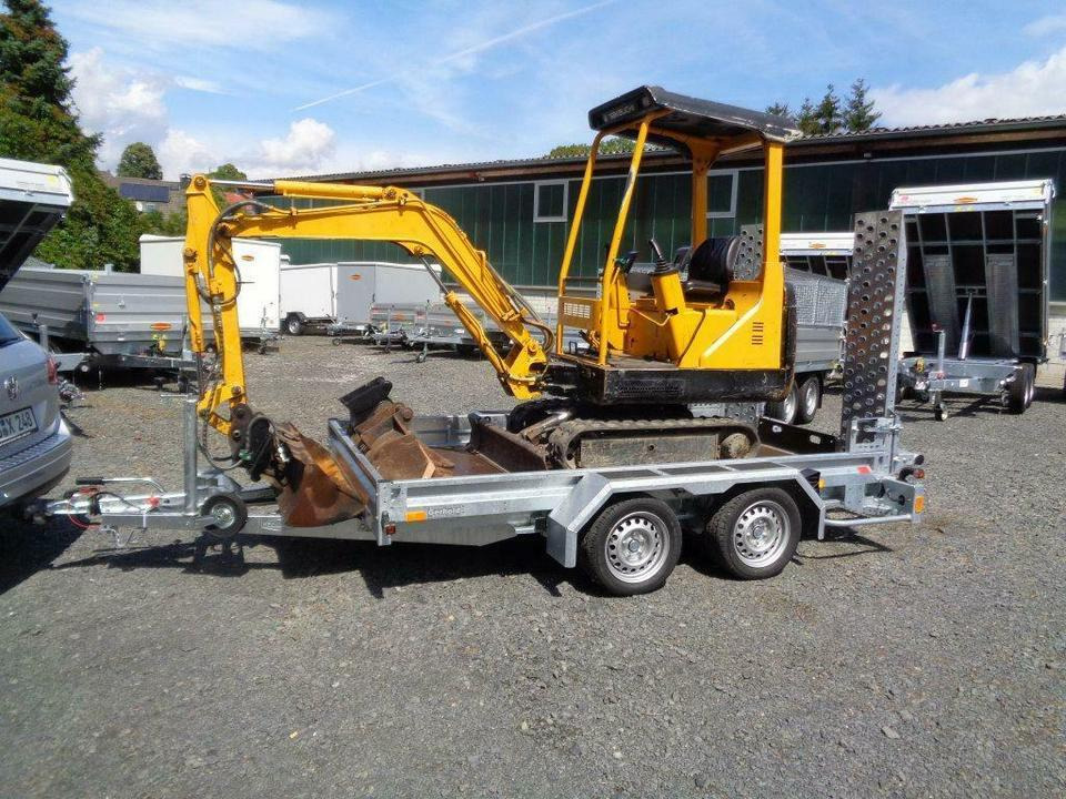 Böckmann, PKW-Anhänger, Baumaschinentransporter, 3,5 to. 100 km/h - Reboque porta máquinas: foto 1 Böckmann, PKW-Anhänger, Baumaschinentransporter, 3,5 to. 100 km/h - Reboque porta máquinas: foto 1
