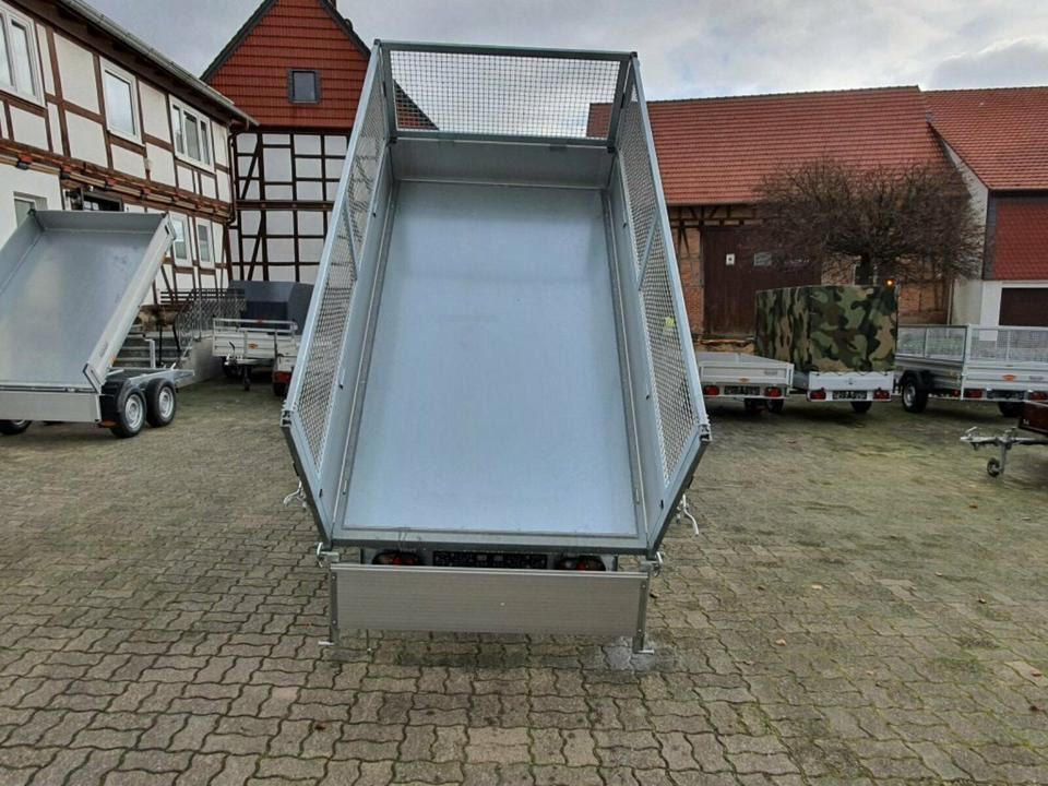 Reboque basculante Böckmann PKW-Anhänger Rückwärtskipper, 1,5to, Gitter: foto 12