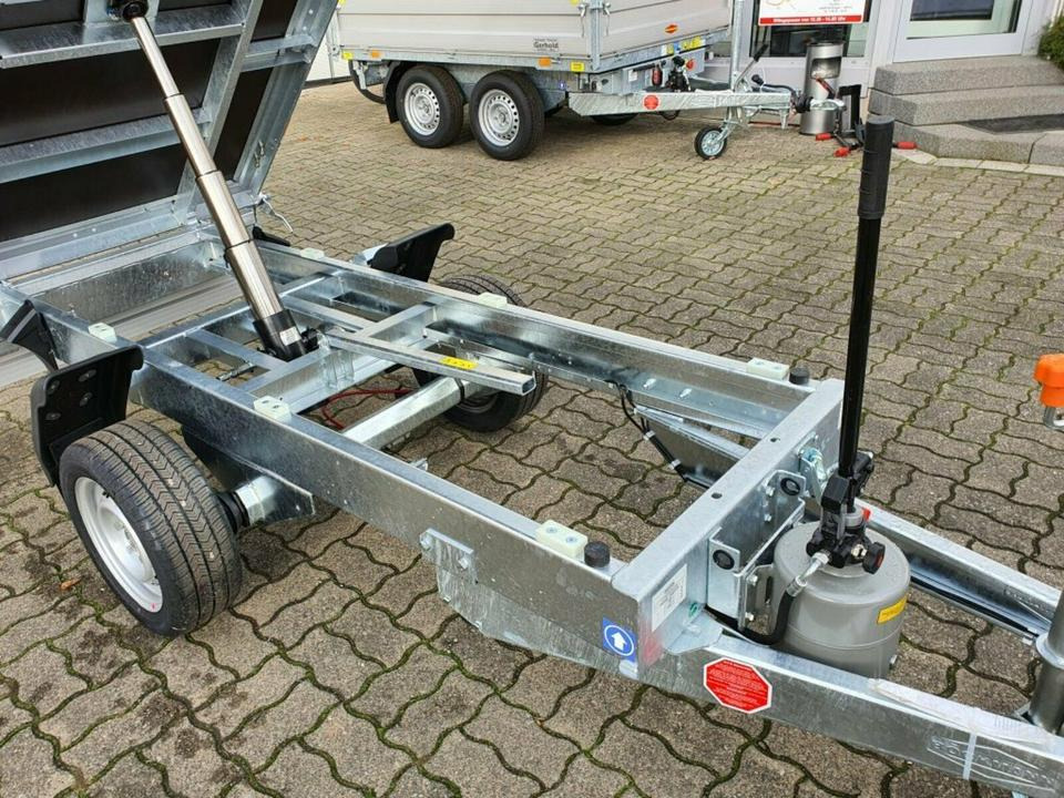 Reboque basculante Böckmann PKW-Anhänger Rückwärtskipper, 1,5to, Gitter: foto 13